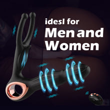 Load image into Gallery viewer, 3 IN 1 Wireless Remote Control Male Prostate Massager
