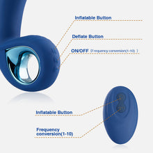 Load image into Gallery viewer, 10 Vibration Modes Inflatable Anal Vibrator
