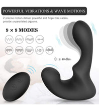 Load image into Gallery viewer, 9-Pattern Vibration Double Motor 30�� Wave-Motion Prostate Massager
