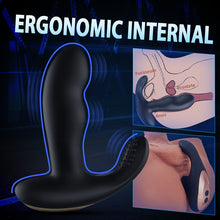 Load image into Gallery viewer, Black Panther 8-frequency Vibrating Bead-rotating Prostate Massager
