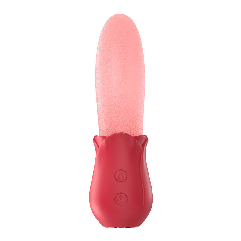 Upgraded Rose - 20 Frequency Tongue Licking Vibrator
