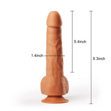 Load image into Gallery viewer, 8.3-Inch Remote Control Telescoping Rotating Dildo
