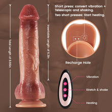 Load image into Gallery viewer, MASK Classic 9-Vibration&amp;3-Thrusting Swing&amp;Heat Realistic Dildo 8.66 Inch
