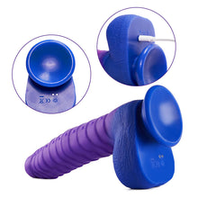Load image into Gallery viewer, Absalom-Caterpillar 9-Inch Color-changing Intelligent Heating 3 Thrusting 5 Vibrating Dildo
