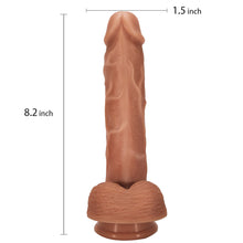 Load image into Gallery viewer, 8.3-Inch Remote Control 10-frequency Telescoping Heating Dildo
