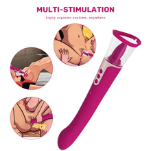 Load image into Gallery viewer, Succion - 3 in 1 Clitoral Sucking G Spot Vibrator &amp; Clit Licking Tongue
