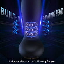 Load image into Gallery viewer, Black Panther 8-frequency Vibrating Bead-rotating Prostate Massager
